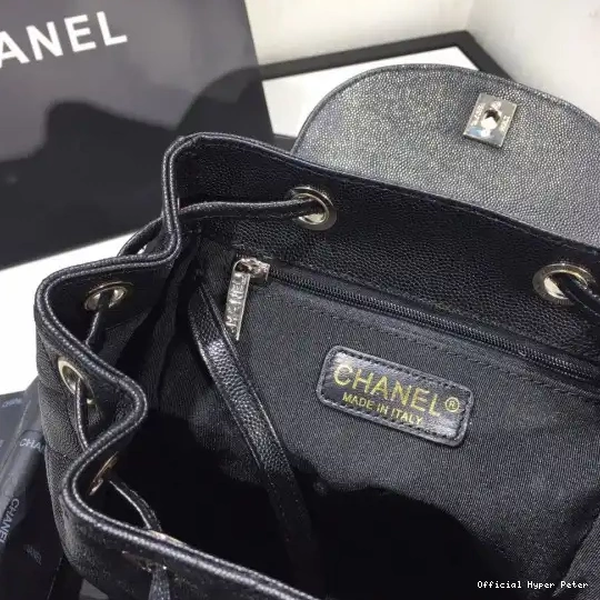 HyperPeter BACKPACK WITH IN CAVIAR GOLD HARDWARE CHANEL 0506